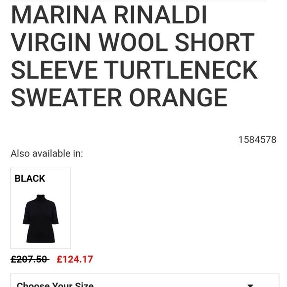 Marina Rinaldi 💯 Wool Cobalt Blue Turtleneck Sweater Size Large Short Sl - Picture 7 of 11